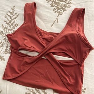 Halara strappy yoga tank